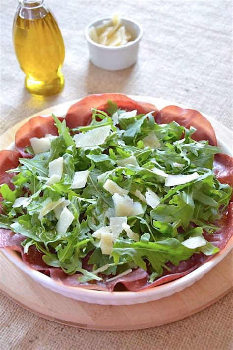 Bresaola & Arugula Salad with Lemon Dressing : Italian Recipe Book