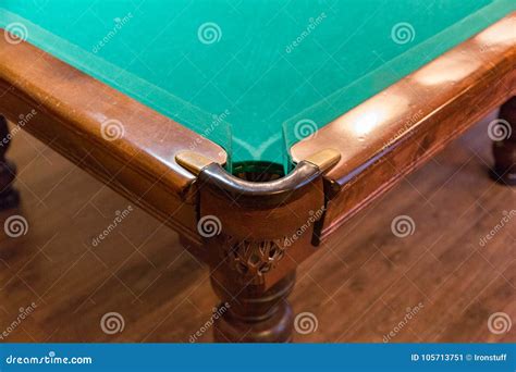 Billiard Table with Green Cloth Stock Image - Image of winnings, cloth: 105713751