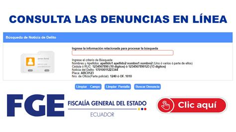 Consulta de denuncias en la Fiscalía General del Estado 2023