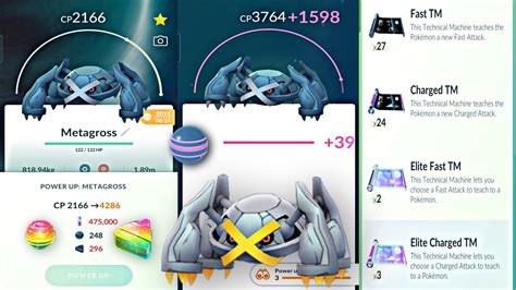 BEST MOVESET METAGROSS POKEMON GO | POWER UP LEVEL 40 #pokemongo #bestmoveset #metagross - YouTube