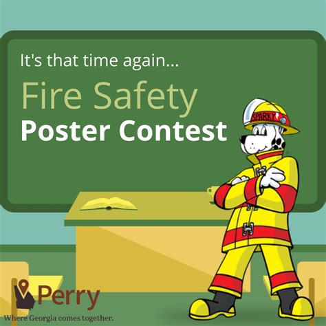 Fire Safety Poster Contest 2021 Accepting Applications! | City of Perry