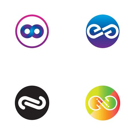 Colorful infinity loop logo vector design. 9966074 Vector Art at Vecteezy