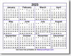 December 2023 Printable Calendars - Print as many as you want.