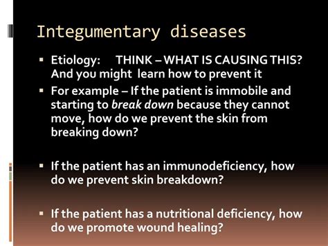 PPT - Selected Integumentary System Diseases & Conditions PowerPoint ...