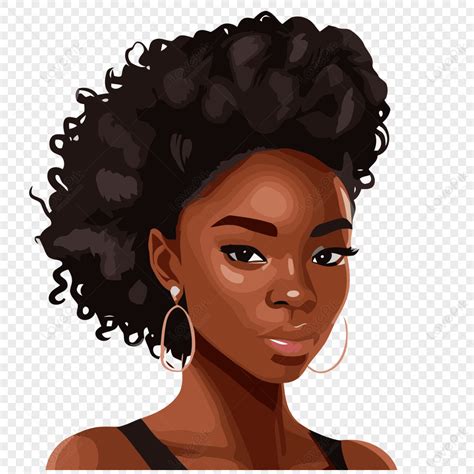 Black Woman Vector,cartoon,sticker PNG Image And Clipart Image For Free Download - Lovepik ...