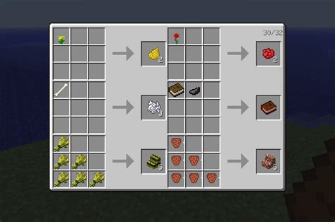 Мод Recipe Book для Minecraft 1.3.2