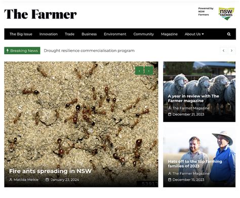 A fresh new look for The Farmer Magazine website - The Farmer Magazine