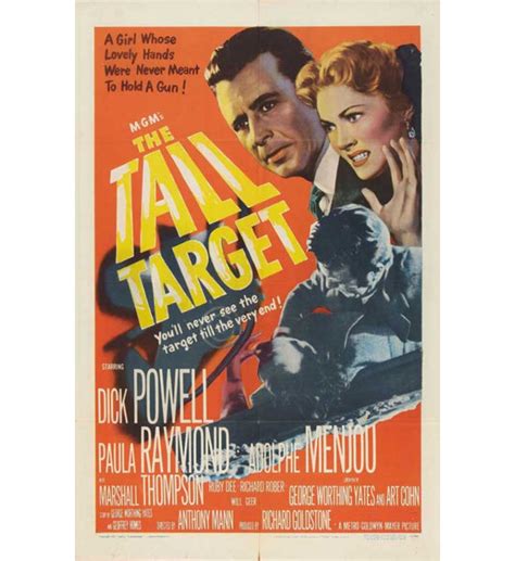 Posterazzi The Tall Target Movie Poster On Paper Print | Wayfair