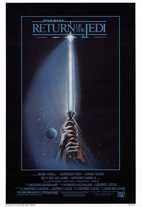 Return of the Jedi Movie Poster Print HD Wall Art Home Decor Silk 27" x 40"