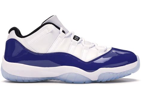 Jordan 11 Retro Low White Concord (Women's) - AH7860-100 - US