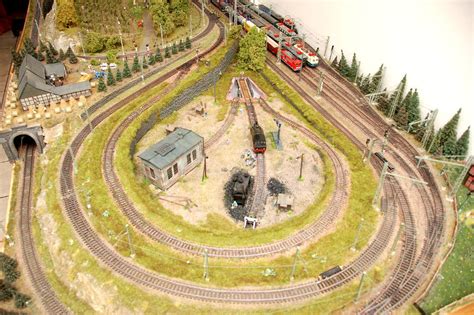 Marklin Model Train HO scale layout