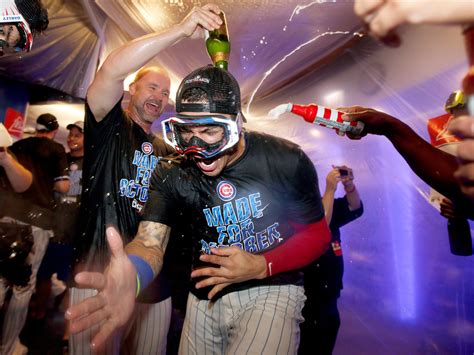 Chicago Cubs celebrate division title at Wrigley (video) - Sports ...