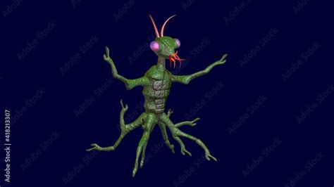 Extraterrestrial Species Mantis alien. Interdimensional ET. Insect ...