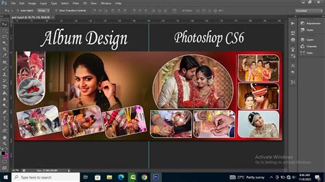 Wedding album design in photoshop cs6 Photoshop Tutorial 04 - YouTube