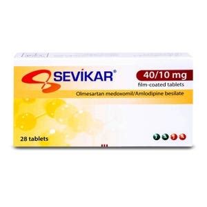 Buy Sevikar 40/10Mg Fc 28 Tablets online pharmacy in Kuwait - Al Mutawa Pharmacies