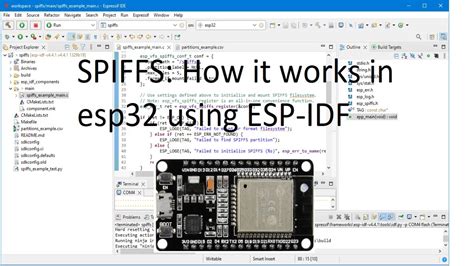 How to work on SPIFFS in ESP32 using ESP-IDF - YouTube