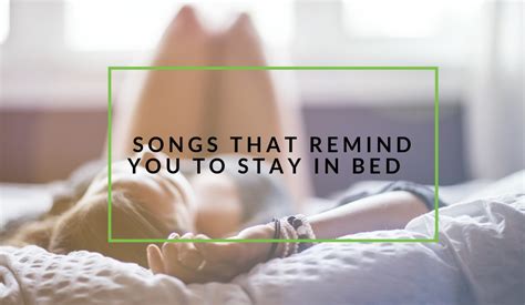 The Stay In Bed Playlist Perfect For Your Next Duvet Day - nichemarket