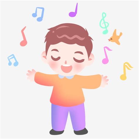 Sing children clipart vector illustration of children singing children singing cartoon ...