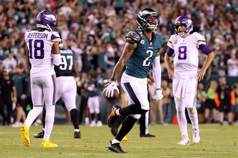 Points and Highlights: Minnesota Vikings 28-34 Philadelphia Eagles in ...