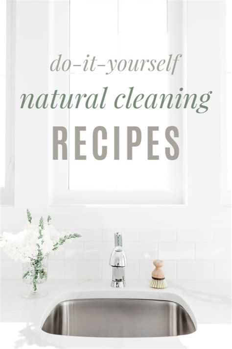 DIY Natural Cleaner Recipes {using simple ingredients} - Frugal Living NW