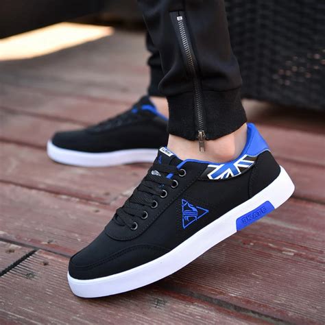 2019 new brand fashion spring and autumn new breathable men canvas ...