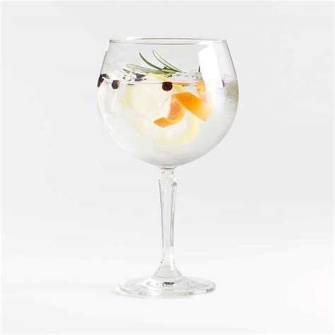 Ridgecrest Large Gin Goblet Cocktail Glass + Reviews | Crate & Barrel