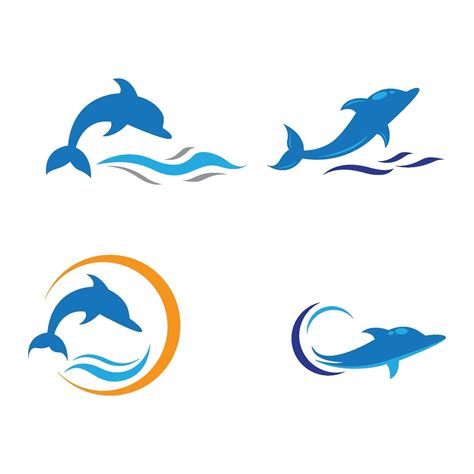 Dolphin logo images 2213498 Vector Art at Vecteezy