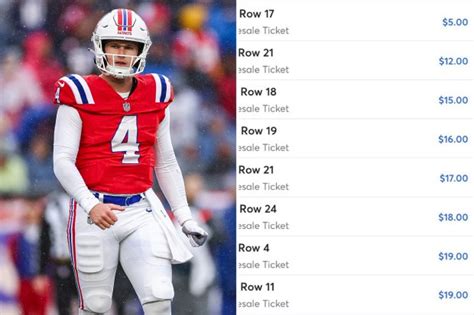 New England Patriots tickets fall to staggeringly low price for LA ...