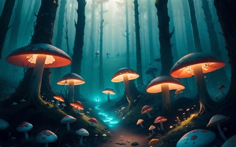 Aggregate more than 86 fantasy mushroom wallpaper latest - in.coedo.com.vn