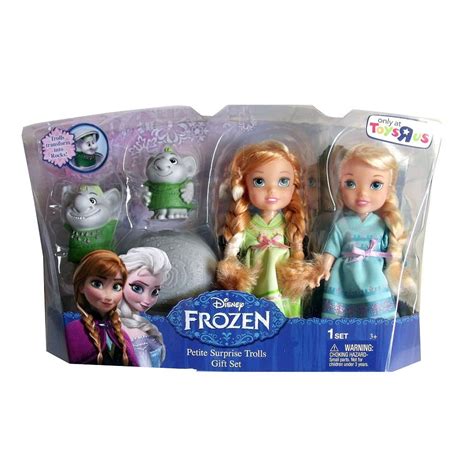 Frozen Petite Toddler Princess & Surprise Trolls | Elsa and anna dolls, Disney barbie dolls ...