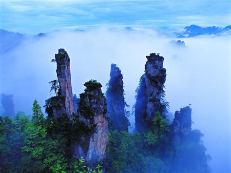 Breathtaking Little-Known Places - The Tianzi Mountain - Laugh and Cry