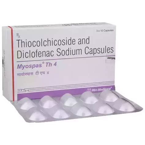 Myospas TH 4 Capsule: Uses, Price, Dosage, Side Effects, Substitute ...