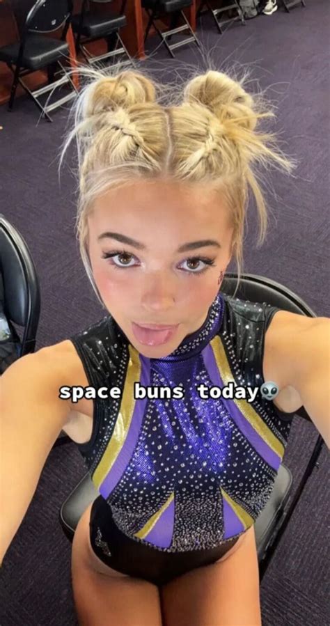 Olivia Dunne shows off 'space buns' look as LSU gymnastics superstar ...