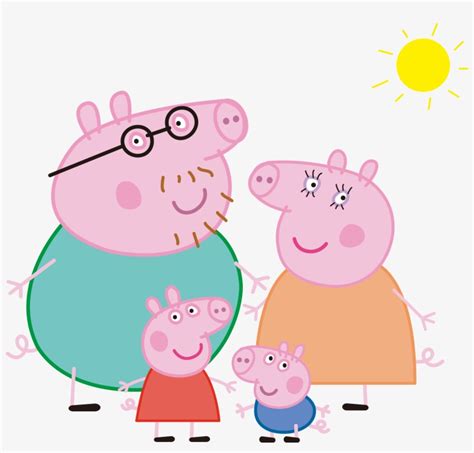 Daddy Pig Mummy Pig Domestic Pig Television Show Family - Peppa Pig ...