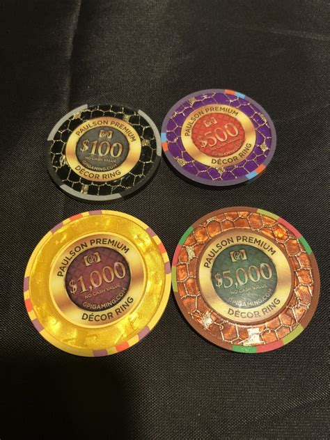 For Sale - Paulson Premium Sample | Poker Chip Forum