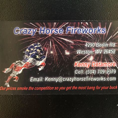 Crazy Horse Fireworks | Weston WV