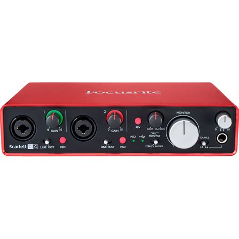 Focusrite Scarlett 2i4 USB Audio Interface SCARLETT-2I4-2ND-GEN