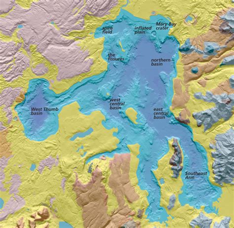 Yellowstone Lake Geology - Yellowstone National Park (U.S. National Park Service)