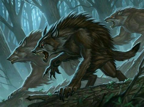 Meute de loup-garous | Fantasy monster, Werewolf, Lycanthrope