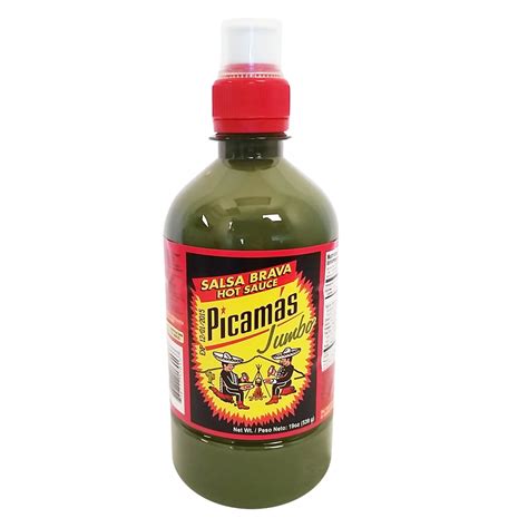 Picamas Green Hot sauce 19 oz - Salsa verde picante (Pack of 1 ...