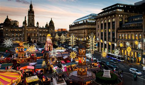 Glasgow Christmas Lights Switch On in George Square to cause road chaos ...