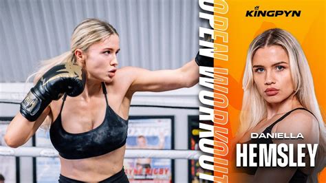 DANIELLA HEMSLEY OPEN WORKOUT | Kingpyn High Stakes Tournament - YouTube