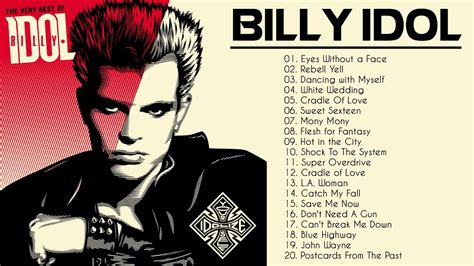 Best Songs Of Billy Idol - Billy Idol Greatest Hits Full Album - YouTube