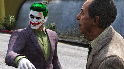 Joker face and hair for Trevor - GTA5-Mods.com