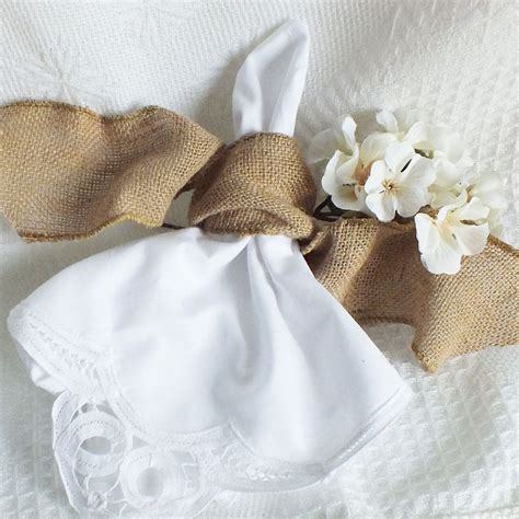 DIY Burlap Napkin Rings Set Of 12. $17.99, via Etsy. | Diy burlap, Burlap napkins, Napkin rings