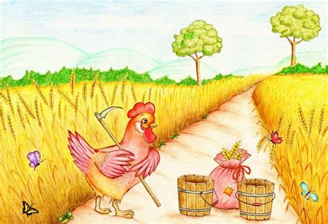 Little Red Hen Story For Children With Moral