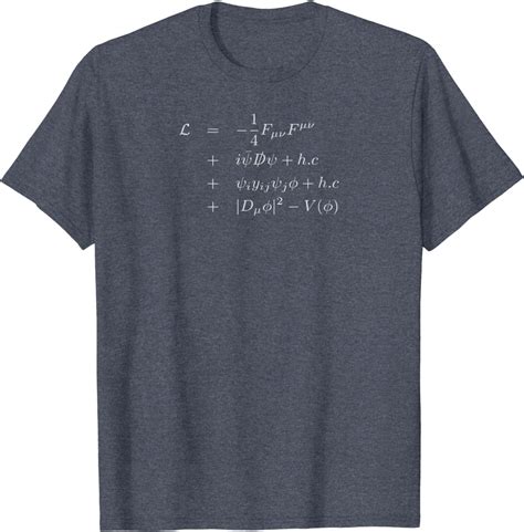 Standard Model Lagrangian Of Particle Physics Higgs Boson T-Shirt