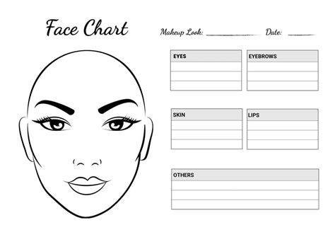 Makeup Template Printable - Infoupdate.org