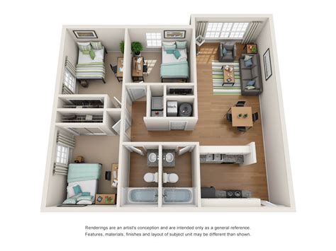 Apartments By UCF | Floor Plans | Northgate Lakes