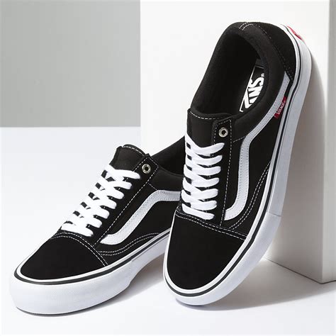 Vans Old Skool Pro Shoes Black White | Underground Skate